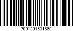 Código de barras (EAN, GTIN, SKU, ISBN): '7891301601668'