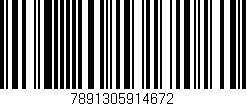 Código de barras (EAN, GTIN, SKU, ISBN): '7891305914672'