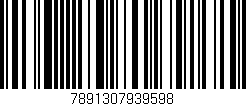 Código de barras (EAN, GTIN, SKU, ISBN): '7891307939598'