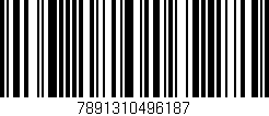 Código de barras (EAN, GTIN, SKU, ISBN): '7891310496187'