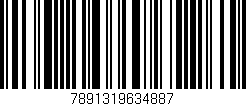 Código de barras (EAN, GTIN, SKU, ISBN): '7891319634887'