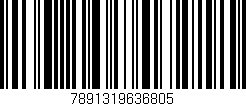 Código de barras (EAN, GTIN, SKU, ISBN): '7891319636805'