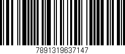 Código de barras (EAN, GTIN, SKU, ISBN): '7891319637147'