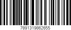 Código de barras (EAN, GTIN, SKU, ISBN): '7891319862655'