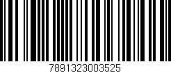 Código de barras (EAN, GTIN, SKU, ISBN): '7891323003525'