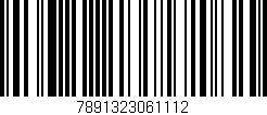 Código de barras (EAN, GTIN, SKU, ISBN): '7891323061112'