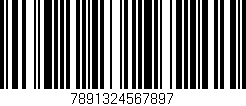 Código de barras (EAN, GTIN, SKU, ISBN): '7891324567897'