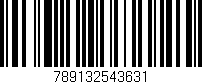 Código de barras (EAN, GTIN, SKU, ISBN): '789132543631'
