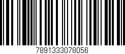 Código de barras (EAN, GTIN, SKU, ISBN): '7891333078056'