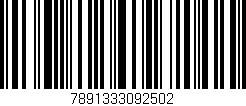 Código de barras (EAN, GTIN, SKU, ISBN): '7891333092502'