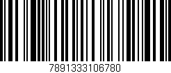 Código de barras (EAN, GTIN, SKU, ISBN): '7891333106780'