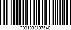 Código de barras (EAN, GTIN, SKU, ISBN): '7891333107640'