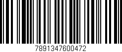 Código de barras (EAN, GTIN, SKU, ISBN): '7891347600472'