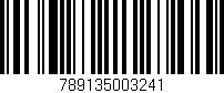 Código de barras (EAN, GTIN, SKU, ISBN): '789135003241'