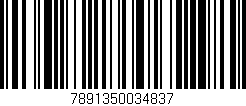 Código de barras (EAN, GTIN, SKU, ISBN): '7891350034837'