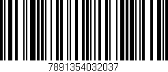 Código de barras (EAN, GTIN, SKU, ISBN): '7891354032037'