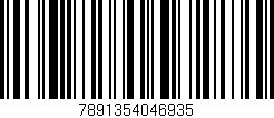 Código de barras (EAN, GTIN, SKU, ISBN): '7891354046935'