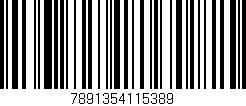Código de barras (EAN, GTIN, SKU, ISBN): '7891354115389'