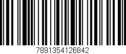 Código de barras (EAN, GTIN, SKU, ISBN): '7891354126842'