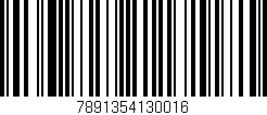Código de barras (EAN, GTIN, SKU, ISBN): '7891354130016'
