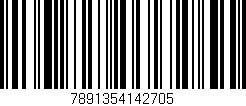 Código de barras (EAN, GTIN, SKU, ISBN): '7891354142705'
