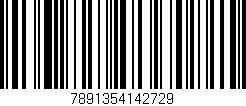 Código de barras (EAN, GTIN, SKU, ISBN): '7891354142729'