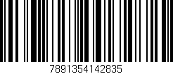 Código de barras (EAN, GTIN, SKU, ISBN): '7891354142835'
