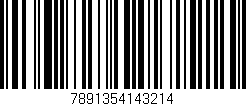 Código de barras (EAN, GTIN, SKU, ISBN): '7891354143214'