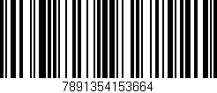 Código de barras (EAN, GTIN, SKU, ISBN): '7891354153664'