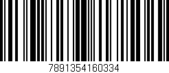 Código de barras (EAN, GTIN, SKU, ISBN): '7891354160334'