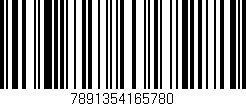 Código de barras (EAN, GTIN, SKU, ISBN): '7891354165780'