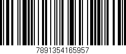 Código de barras (EAN, GTIN, SKU, ISBN): '7891354165957'