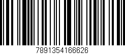 Código de barras (EAN, GTIN, SKU, ISBN): '7891354166626'