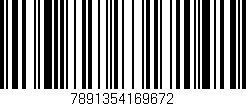 Código de barras (EAN, GTIN, SKU, ISBN): '7891354169672'