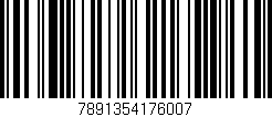 Código de barras (EAN, GTIN, SKU, ISBN): '7891354176007'