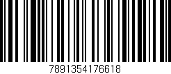 Código de barras (EAN, GTIN, SKU, ISBN): '7891354176618'