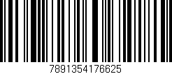 Código de barras (EAN, GTIN, SKU, ISBN): '7891354176625'