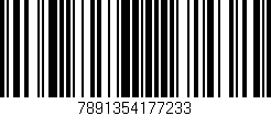 Código de barras (EAN, GTIN, SKU, ISBN): '7891354177233'