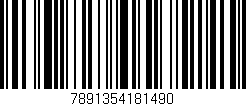 Código de barras (EAN, GTIN, SKU, ISBN): '7891354181490'