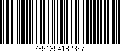 Código de barras (EAN, GTIN, SKU, ISBN): '7891354182367'