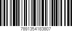 Código de barras (EAN, GTIN, SKU, ISBN): '7891354183807'