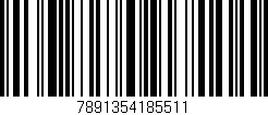 Código de barras (EAN, GTIN, SKU, ISBN): '7891354185511'