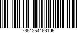 Código de barras (EAN, GTIN, SKU, ISBN): '7891354186105'