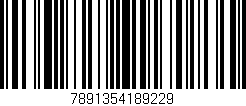 Código de barras (EAN, GTIN, SKU, ISBN): '7891354189229'