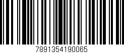 Código de barras (EAN, GTIN, SKU, ISBN): '7891354190065'