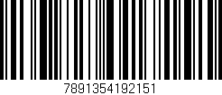 Código de barras (EAN, GTIN, SKU, ISBN): '7891354192151'