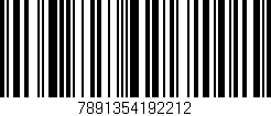 Código de barras (EAN, GTIN, SKU, ISBN): '7891354192212'