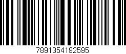 Código de barras (EAN, GTIN, SKU, ISBN): '7891354192595'