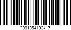 Código de barras (EAN, GTIN, SKU, ISBN): '7891354193417'