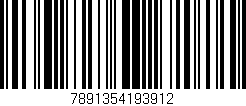 Código de barras (EAN, GTIN, SKU, ISBN): '7891354193912'